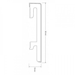 Плинтус BRAVO 80  chic