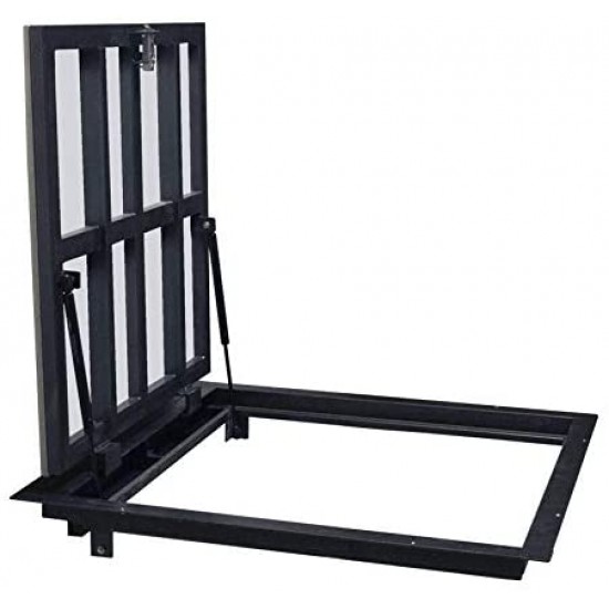 Grīdas tērauda tehniskā (revīzijas) lūka izmērs 70 cm x 180 cm H