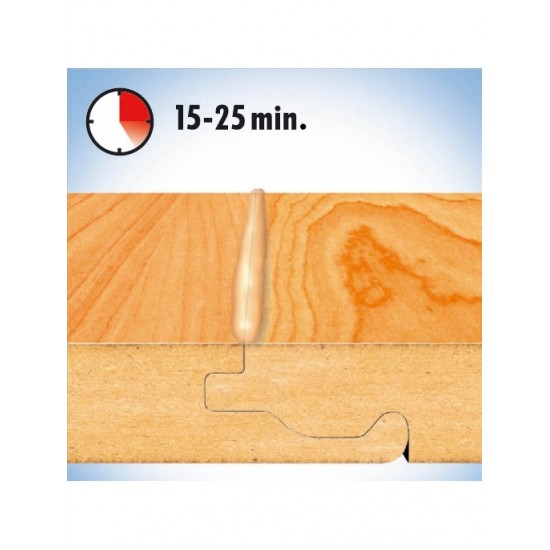 Silikons lamināta un parketa šuvēm Kronoflooring Click Guard 125g