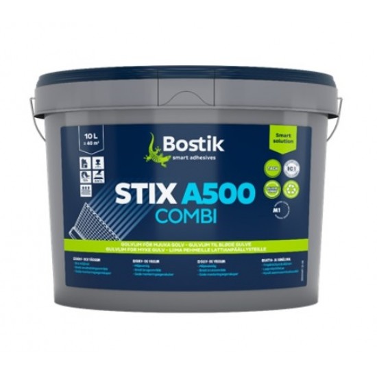 Bostik līme STIX  A500 combi 10l  grīdām un sienām