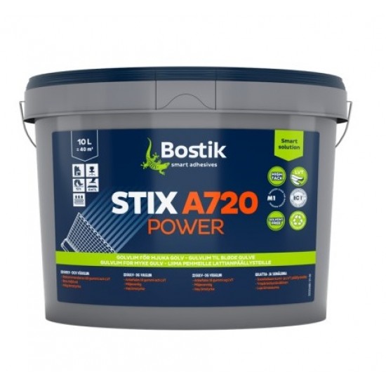 Bostik līme STIX  A720 combi 10l  grīdām un sienām
