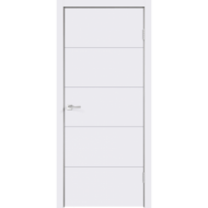 Emaljētas durvis  HORIZONT balts pilnas