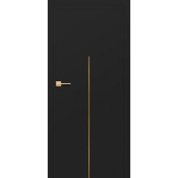 EKO finierētas durvis LUX melns matets CPL