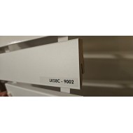 MDF grīdlistes 9002  balts matets