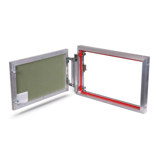 Alumīnija revīzijas lūka 600mm x 400mm keramisko flīžu pārklājumam