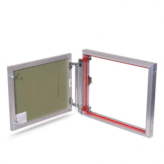 Alumīnija revīzijas lūka 600mm x 500mm keramisko flīžu pārklājumam