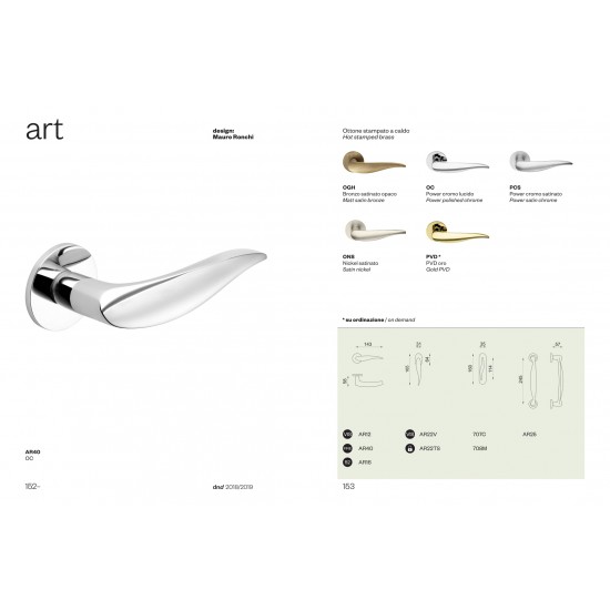 Durvju rokturis ART OC FINE