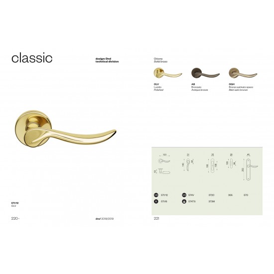 Durvju rokturis CLASSIC