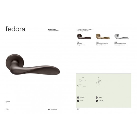 Durvju rokturis FEDORA