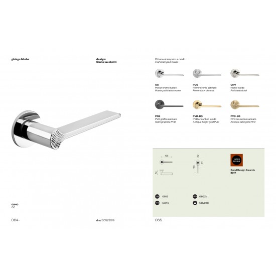 Durvju rokturis GINKGO BILOBA  FINE