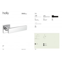 Durvju rokturis HOLLY  kvadrats