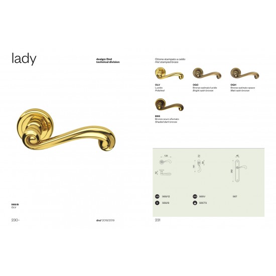 Durvju rokturis LADY