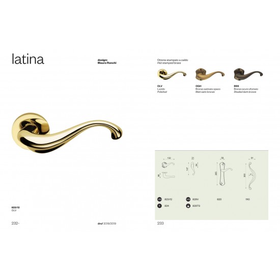 Durvju rokturis LATINA