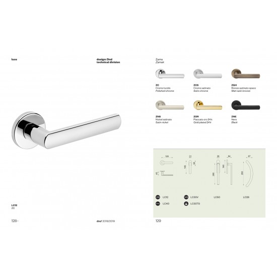Durvju rokturis LUCE FINE
