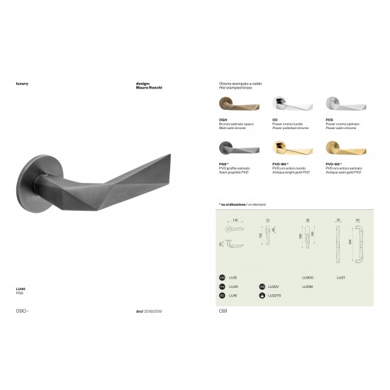 Durvju rokturis Luxury OC FINE