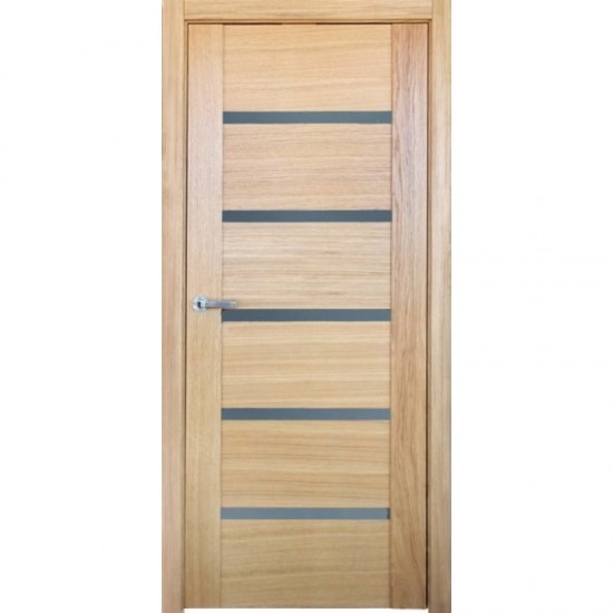 Durvis ar karbu   VILA 14 krāsa Ozols (stiklotā vērtne)